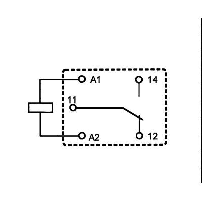 Relais 812H-1C-C 12VDC , 5 broches