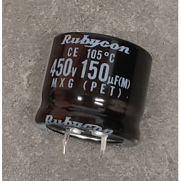 150uf 450v 150µF Radial d:25mm h:30mm rubycon