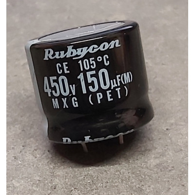 150uf 450v 150µF Radial d:25mm h:30mm rubycon