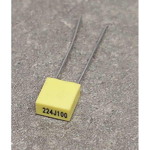 Condensateur LCC 220nF 100v 0,22uf polyester 5%