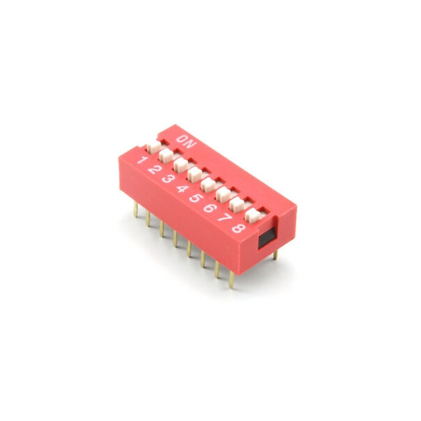 Micro Interrupteur DIP 8  Switch ON/OFF a souder