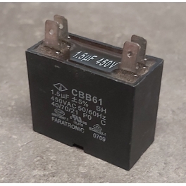 1.5uf 450v 1,5µF CBB61 Condensateur de démarrage a cosse 40/70/21