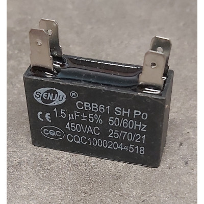 1.5uf 450v 1,5µF CBB61 Condensateur de démarrage a cosse 25/70/21