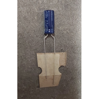 2,2uf 100v 2.2µf Radial d:5mm h:12mm Pitch:5mm nichicon