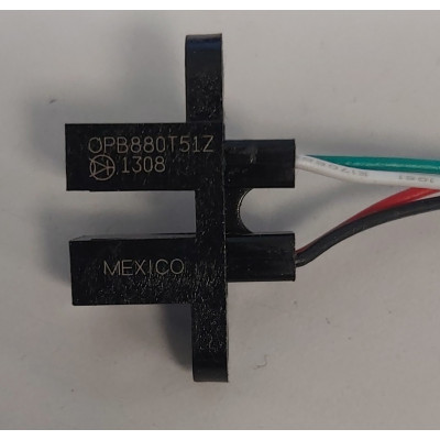 Capteur OPB880T51Z  Photo-interrupteur transmissif, Phototransistor, Panneau / Chassis, 3.18 mm, 1.27 mm, 50 mA, 2V