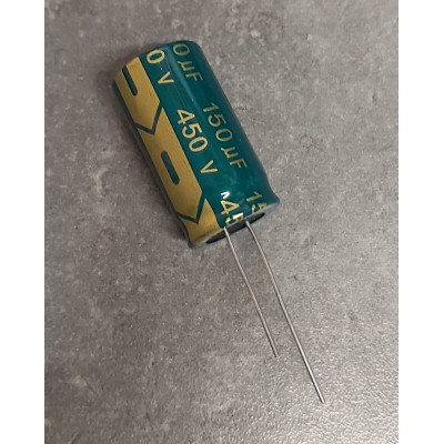 150uf 450v 150µF Radial d:18mm h:35mm 105°C