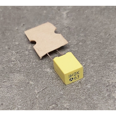 Condensateur LCC 1uF 63v 1mf polyester 10%