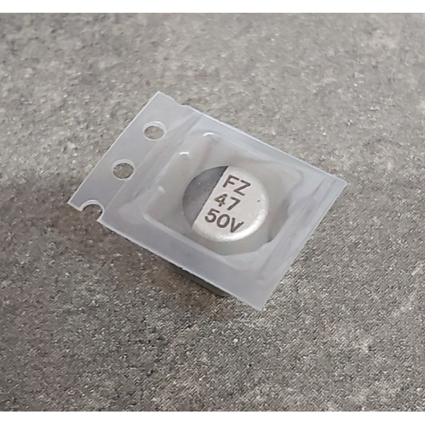 Condensateur 47uF 50V 47 µF SMD 6.3x7.7mm Aluminium EEE-FK1H470XP Panasonic