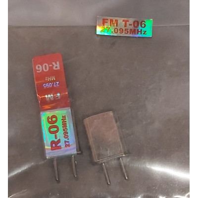 Set Quartz RX,TX FM 27,095 MHZ 27.095