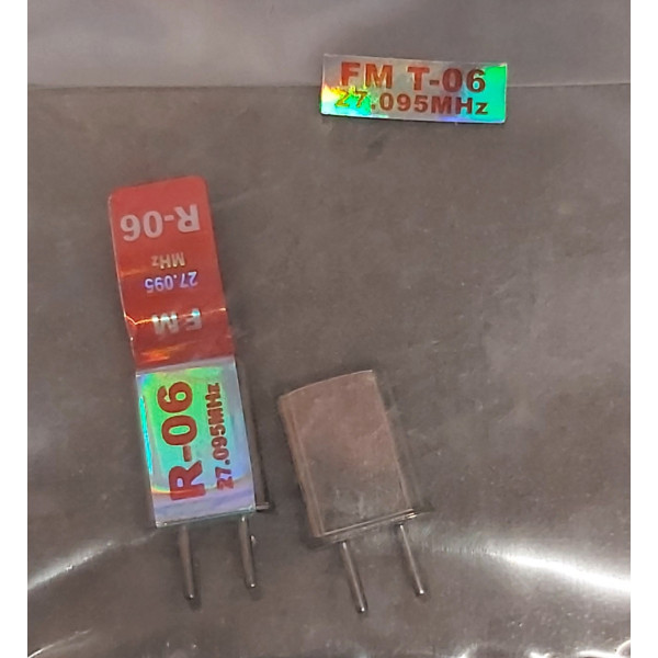 Set Quartz RX,TX FM 27,095 MHZ 27.095