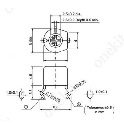 Condensateur Variable 120pF