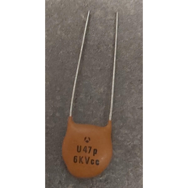 condensateur céramique 47pF 6kVcc 20%