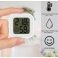 Thermometre hygrometre avec Emoji Blanc