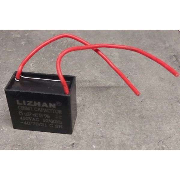 6uf 450v 6 µF CBB61 Condensateur de démarrage Lizhan