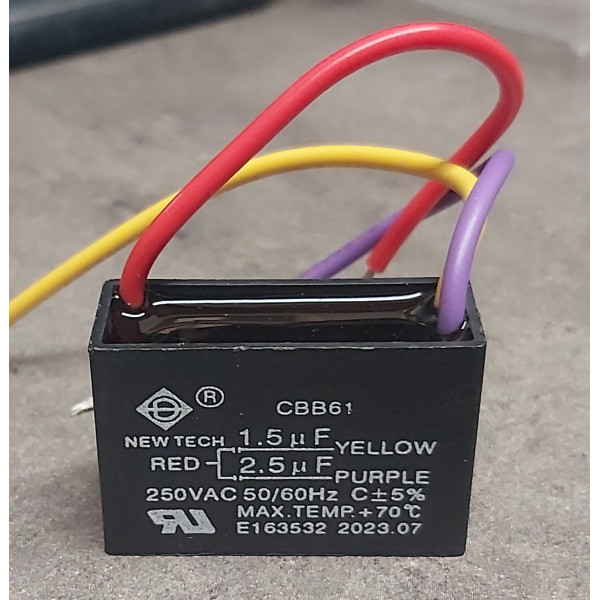 1.5uf+2.5uf 250v 1,5 µF+2,5 µF CBB61 Condensateur de démarrage