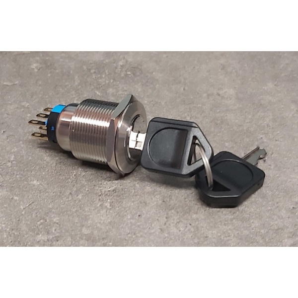 Clé a 2 positions  90° 2P-2NO2NC-L 22mm