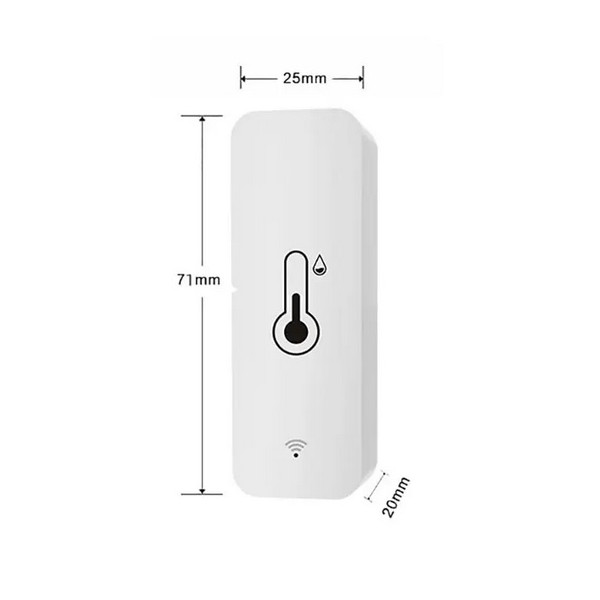 Smart thermometre hygrometre compatible Smartlife, google, Alexa,etc.