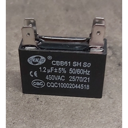 1.2uf 450v 1,2µF CBB61 Condensateur de démarrage a cosse 25/70/21