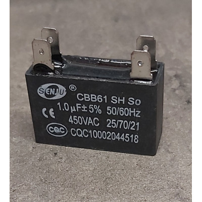 1uf 450v 1µF CBB61 Condensateur de démarrage a cosse 25/70/21