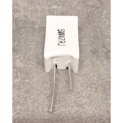 Résistance de Puissance Verticale 47 ohm 47R 47ohm  5W 5%