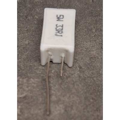 Résistance de Puissance Verticale 33 ohm 33R 33ohm  5W 5%