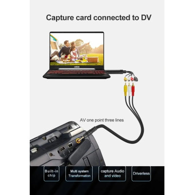 Convertisseur audio vidéo USB 2.0 Easy Cap