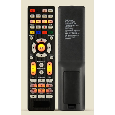 télécommande universel LG Samsung Sony Philips Panasonic sharp toshiba hitachi tcl jvc hisense vestel sanyo rca haier