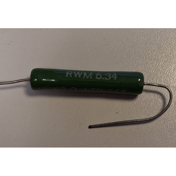 Résistance de puissance 8 Watts bobinée vitrifiée 4.7Kohm 4K7R 4K7 ohm  RWM 6.34 Sfernice