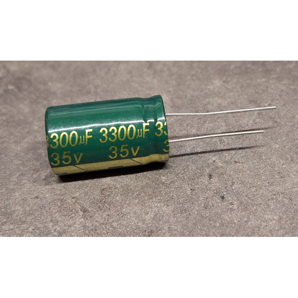 3300uf 35v 3300µf Radial d:16mm h:25mm Low ESR