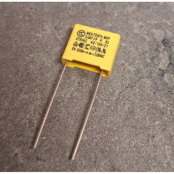 0.047uF 275v 47nf Polypropyléne MKP-X2 Empattement 10mm
