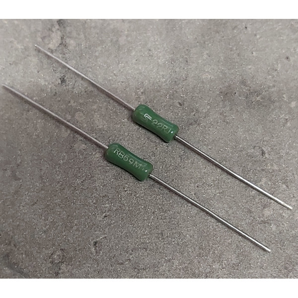 Résistance de puissance 3 Watts bobinée vitrifiée 100ohm 100R 100 ohm RB59