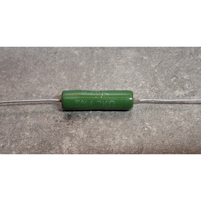 Résistance de puissance 7 Watts bobinée vitrifiée 100ohm 100R 100 ohm RWM5.26 RB57