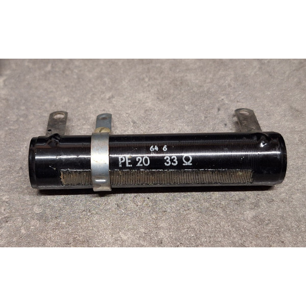 Résistance de puissance Variable 20 Watts bobinée vitrifiée 33ohm 33R 33 ohm PE20 Alter