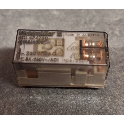 Relais enfichable Weidmüller RCL424730 4058630000 230 V/AC 8 A 2 inverseurs (RT)