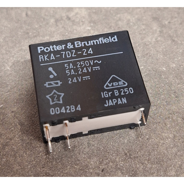 Relais enfichable Potter&Brumfield RKA-7DZ-24V 5A