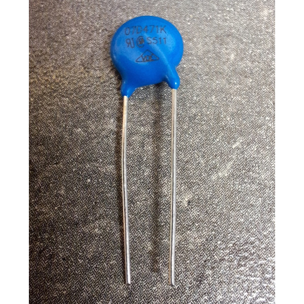 Varistance 7D471K 7D-471K 7D471 Oxyde de métal