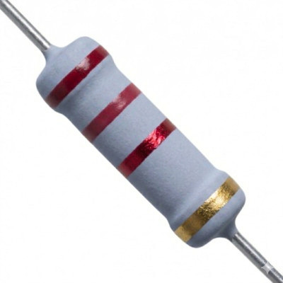 Résistance de Puissance 2.2k ohm 2.2kohm 2.2kR 2W 5% couche Carbone