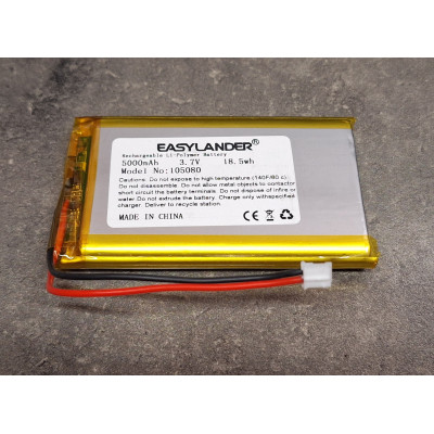 Batterie model no:105080  3.7V 5000mAh