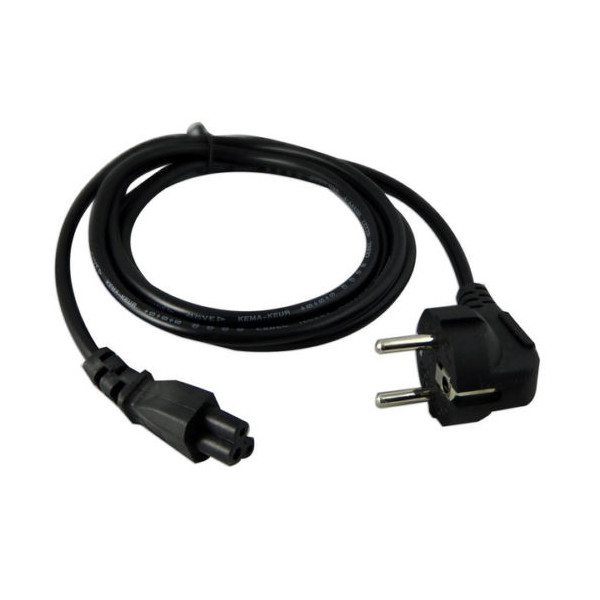 Cable d'alimentation tripolaire (forme de trèfle) 1,80M pour PC portable