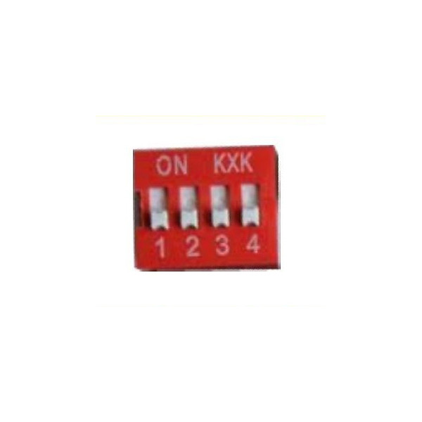 Micro Interrupteur DIP 4  Switch ON/OFF a souder