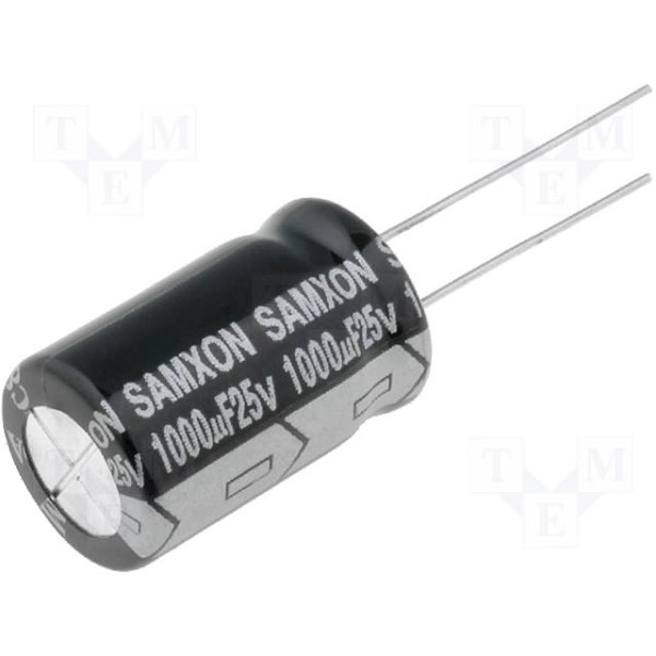 1000uf 25v 1000µf Radial d:10mm h:17mm