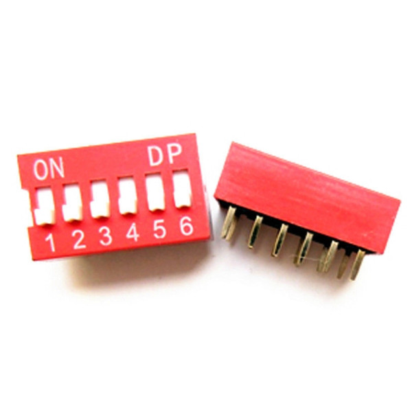 Micro Interrupteur DIP 6  Switch ON/OFF a souder