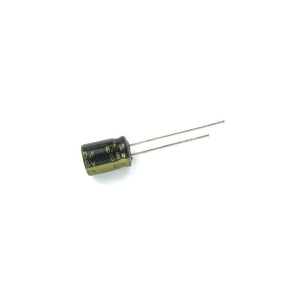 820uf 6.3v 820µf Radial d:8mm h:12mm