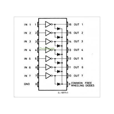 ULN2003 Reseau de Transistor Darlington 7x NPN