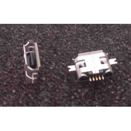 Connecteur micro USB B femelle a souder (fixation central)(5 pattes longs pour l'USB) modéle 1