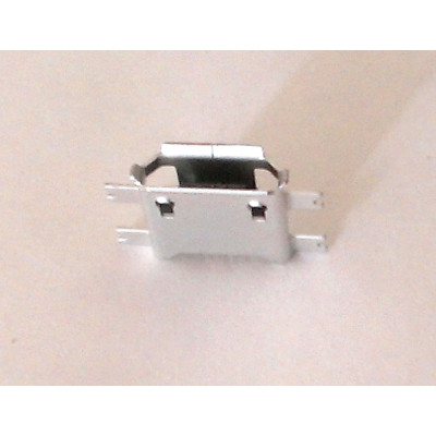 Connecteur micro USB B femelle a souder (fixation 4 points ecartés central) (5 points pour l'USB pattes longues)