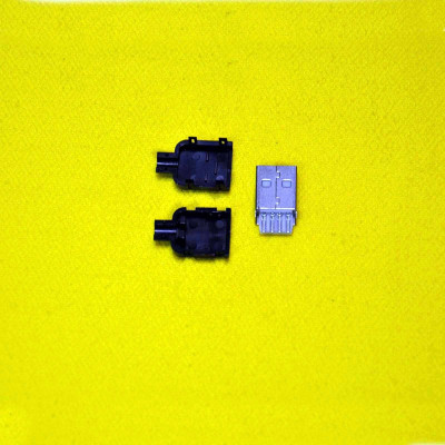 Connecteur Male USB A 2.0  avec couvercle prise