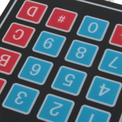 Clavier matrice 16 touches souple