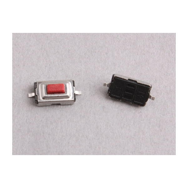 switch, interrupteur tactile miniature 3x6x2.5mm rouge