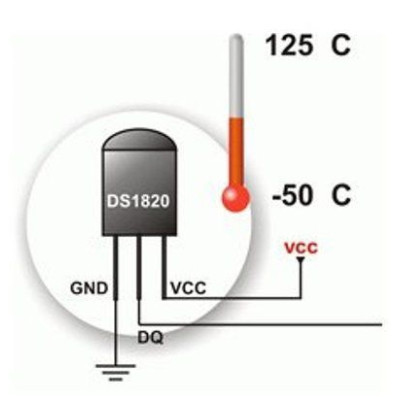 DALLAS 18B20 DS18B20 TO-92 Capteur de temperature